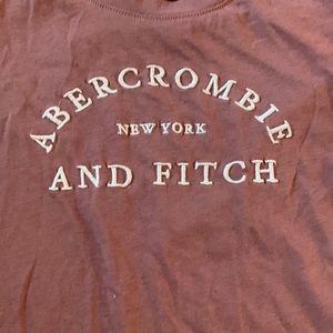 A&F size small.Color soft brown/light wine color rather than purple.